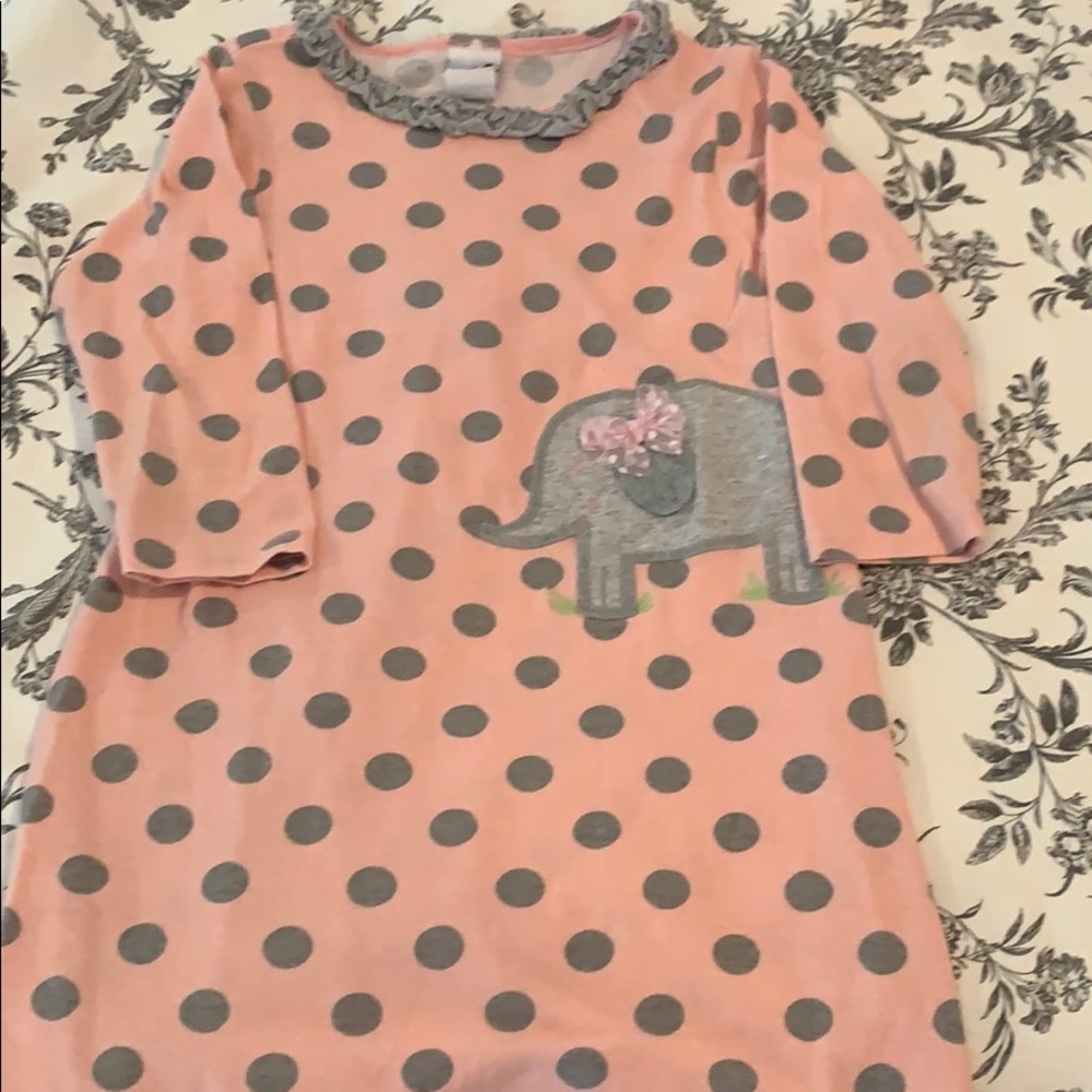 Bailey boys knit dress with elephant